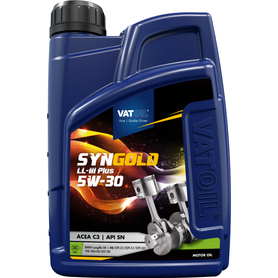 Моторна олива Vatoil SynGold LL-III Plus 5W-30 1л.  VATOIL 50020
